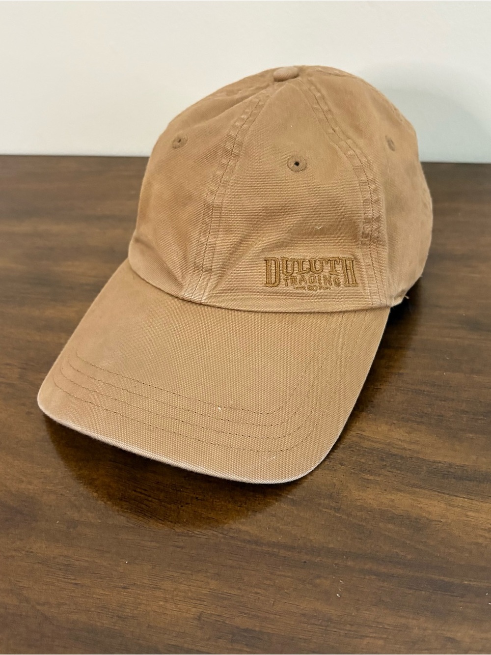 Duluth Trading Adult Men’s 2XL Beige Tan Fitted Baseball Hat Gorpcore Fall